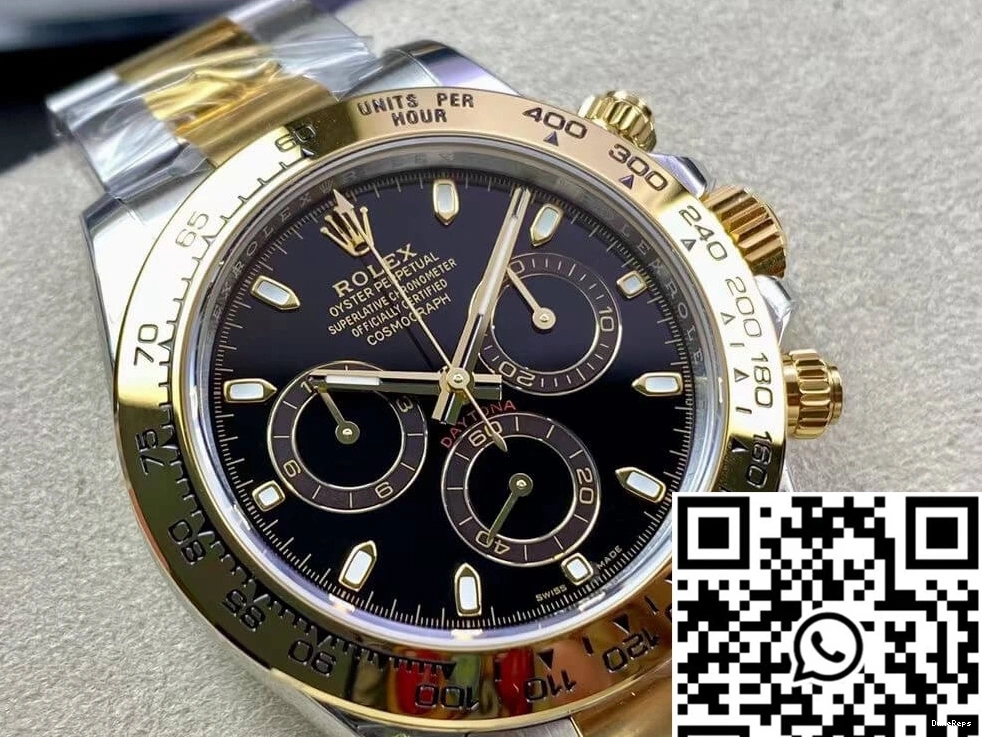 Gold Factory Daytona BT Yellow Black M116503-0004 Dial Rolex 0818